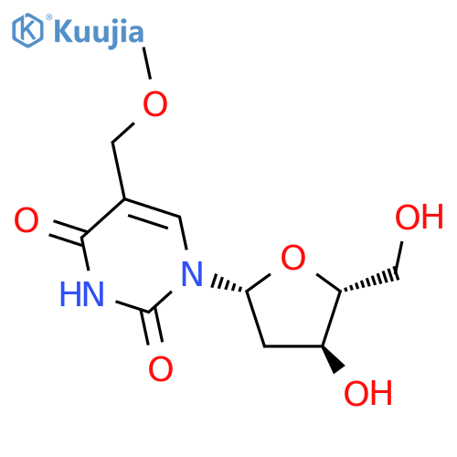 5-Methoxymethyl-2'-deoxyuridine structure