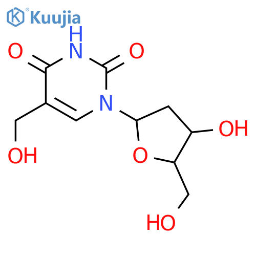 5-Hydroxymethyl-2’-deoxyuridine structure