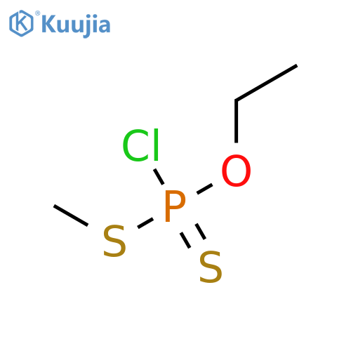 PHOSPHOROCHLORIDODITHIOIC ACID, O-ETHYL S-METHYL ESTER structure