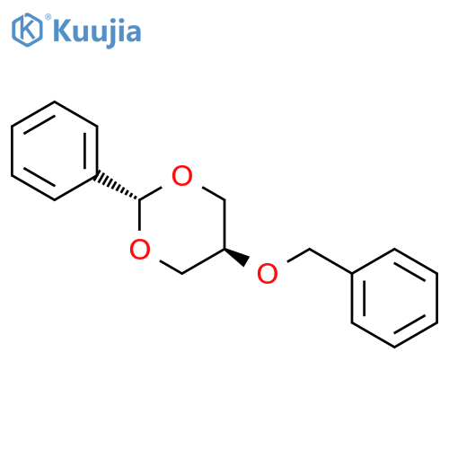 1,3-DIOXANE, 2-PHENYL-5-(PHENYLMETHOXY)-, TRANS- structure