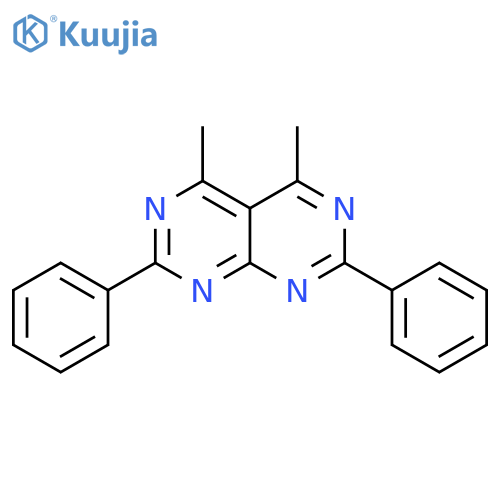 4,5-Dimethyl-2,7-diphenylpyrimido[4,5-d]pyrimidine structure