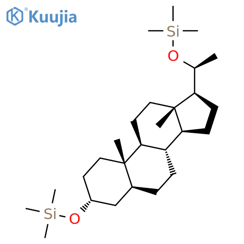 Silane, [[(3a,5a,20S)-pregnane-3,20-diyl]bis(oxy)]bis[trimethyl- structure
