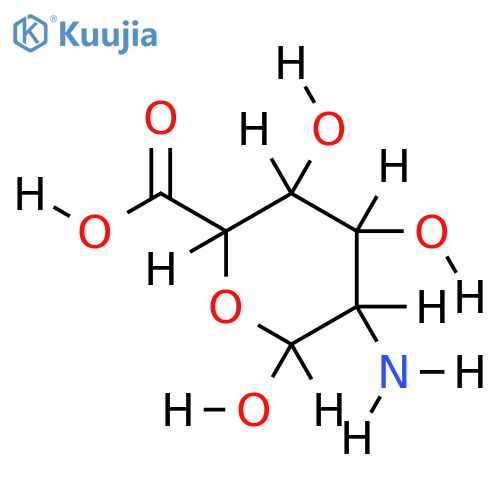 2-Amino-2-deoxyguluronic acid structure