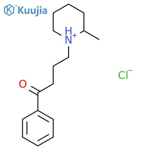 2-methyl-1-(4-oxo-4-phenylbutyl)piperidinium chloride structure