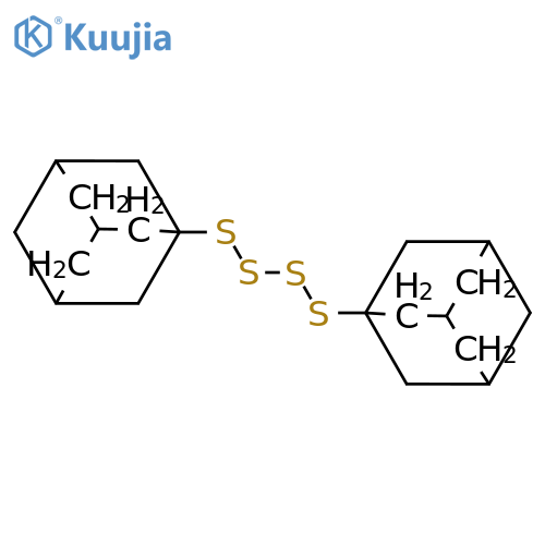 TETRASULFIDE, BIS(TRICYCLO[3.3.1.13,7]DEC-1-YL) structure