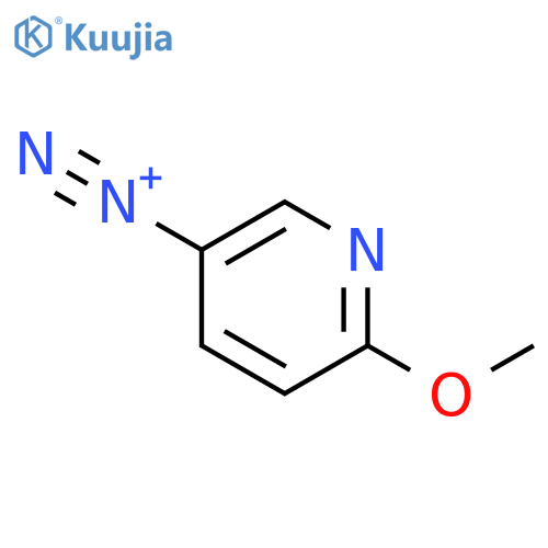 3-PYRIDINEDIAZONIUM, 6-METHOXY- structure
