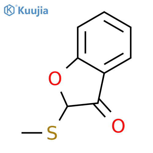 3(2H)-Benzofuranone, 2-(methylthio)- structure