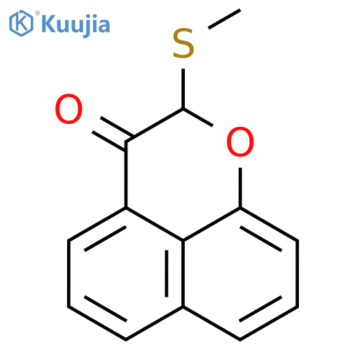 NAPHTHO[1,8-BC]PYRAN-3(2H)-ONE, 2-(METHYLTHIO)- structure