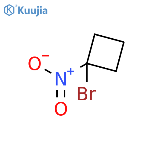 1-Bromo-1-nitrocyclobutane structure