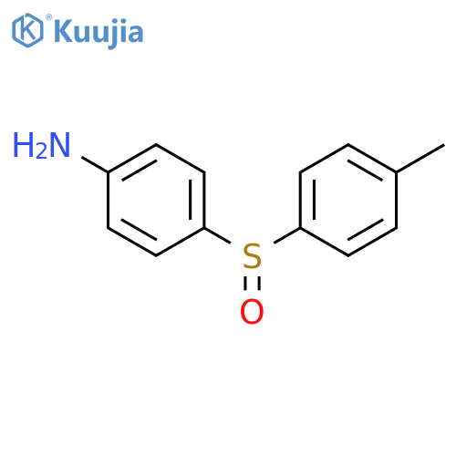 Benzenamine, 4-[(4-methylphenyl)sulfinyl]- structure