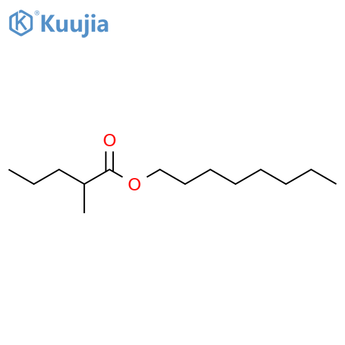 Pentanoicacid, 2-methyl-, octyl ester, (2S)- structure