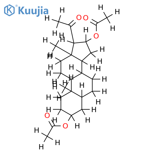 Di-Ac-(3beta,5alpha,16alpha)-3,16-Dihydroxypregnan-20-one structure