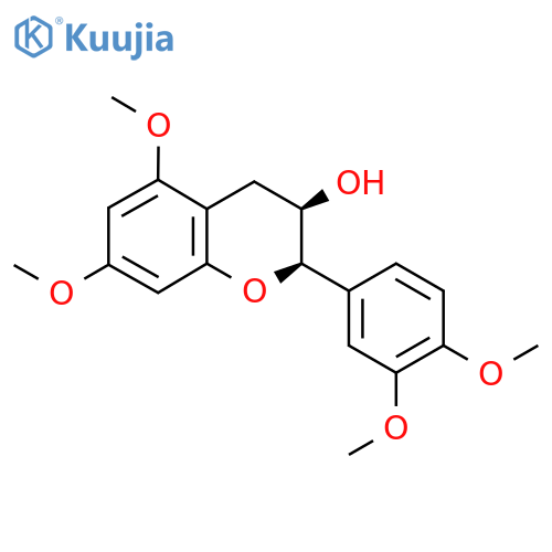 (2R,3R)-2-(3,4-Dimethoxyphenyl)-5,7-dimethoxy-3,4-dihydro-2H-chromen-3-ol structure