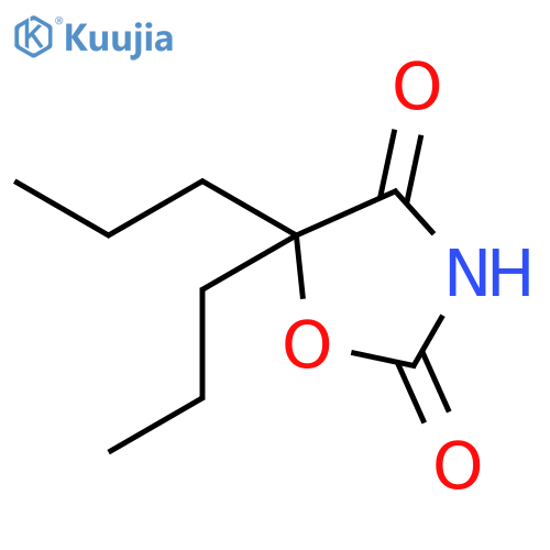 2,4-Oxazolidinedione, 5,5-dipropyl- structure