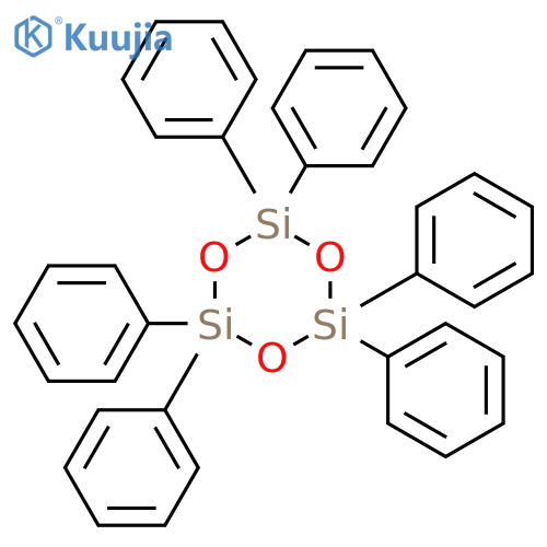 2,2,4,4,6,6-Hexakis-phenyl-1,3,5,2,4,6-trioxatrisilinane structure
