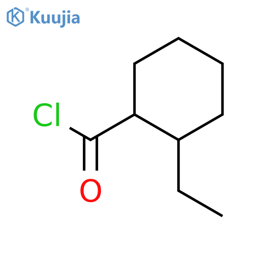cyclohexanecarbonyl chloride, 2-ethyl- (9ci) structure