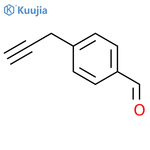 Benzaldehyde, 4-(2-propynyl)- structure