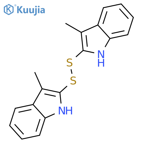 1H-Indole, 2,2'-dithiobis[3-methyl- structure