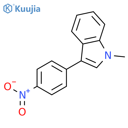 1H-Indole, 1-methyl-3-(4-nitrophenyl)- structure
