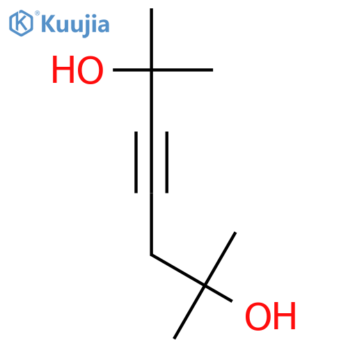 3-Heptyne-2,6-diol, 2,6-dimethyl- structure