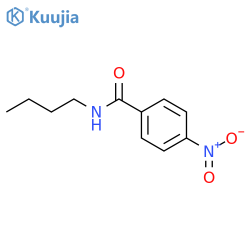 N-butyl-4-nitrobenzamide structure