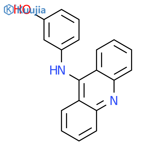 Phenol,3-(9-acridinylamino)- structure