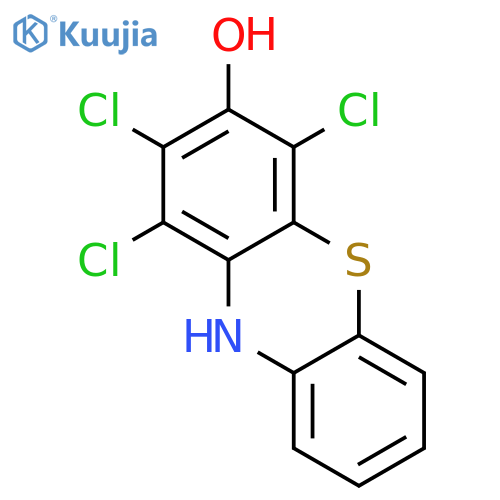 10H-Phenothiazin-3-ol, 1,2,4-trichloro- structure