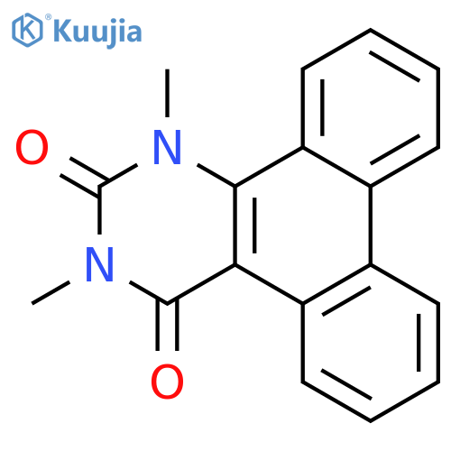 Dibenzo[f,h]quinazoline-2,4(1H,3H)-dione, 1,3-dimethyl- structure