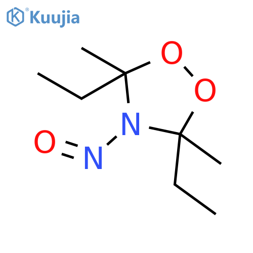 1,2,4-Dioxazolidine, 3,5-diethyl-3,5-dimethyl-4-nitroso- structure