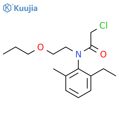 Acetamide, 2-chloro-N-(2-ethyl-6-methylphenyl)-N-(2-propoxyethyl)- structure