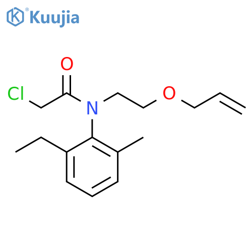 Acetamide,2-chloro-N-(2-ethyl-6-methylphenyl)-N-[2-(2-propenyloxy)ethyl]- structure