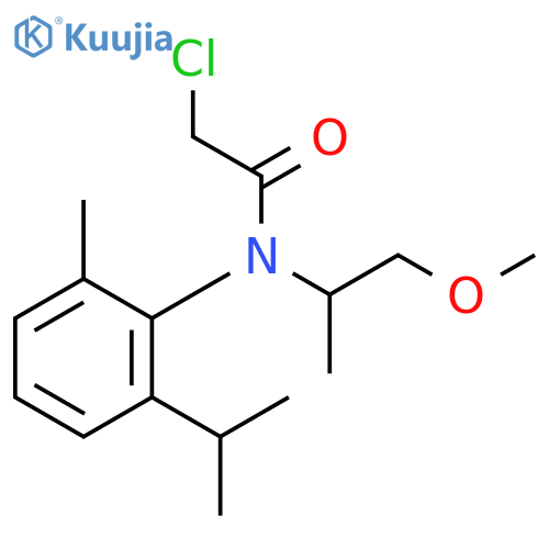 Acetamide,2-chloro-N-(2-methoxy-1-methylethyl)-N-[2-methyl-6-(1-methylethyl)phenyl]- structure