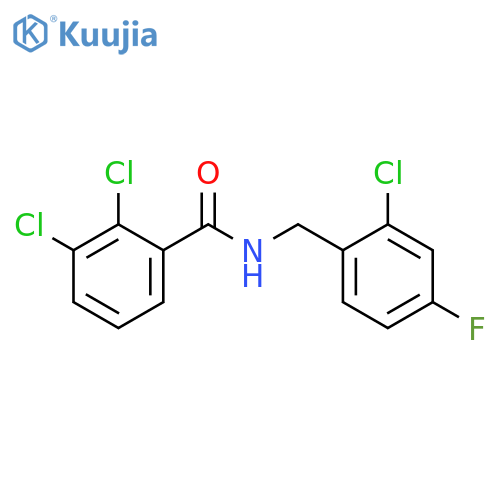 BENZAMIDE, 2,3-DICHLORO-N-[(2-CHLORO-4-FLUOROPHENYL)METHYL]- structure
