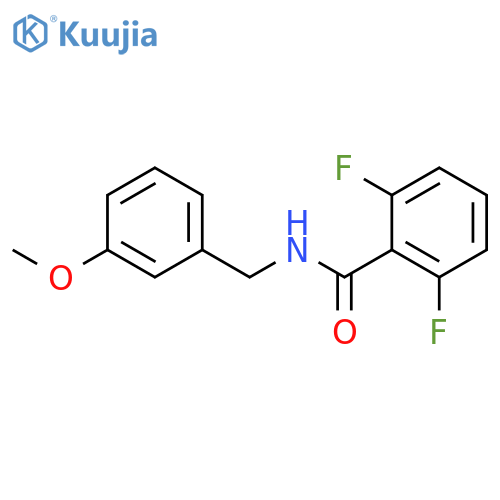 Benzamide, 2,6-difluoro-N-[(3-methoxyphenyl)methyl]- structure
