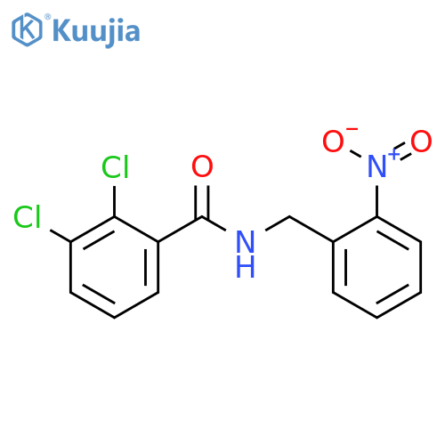BENZAMIDE, 2,3-DICHLORO-N-[(2-NITROPHENYL)METHYL]- structure
