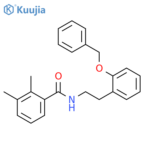 Benzamide, 2,3-dimethyl-N-[2-[2-(phenylmethoxy)phenyl]ethyl]- structure