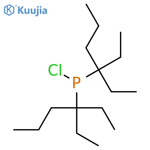 PHOSPHINOUS CHLORIDE, BIS(1,1-DIETHYLBUTYL)- structure