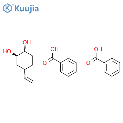 1,2-Cyclohexanediol, 4-ethenyl-, dibenzoate, (1R,2R,4S)-rel- structure