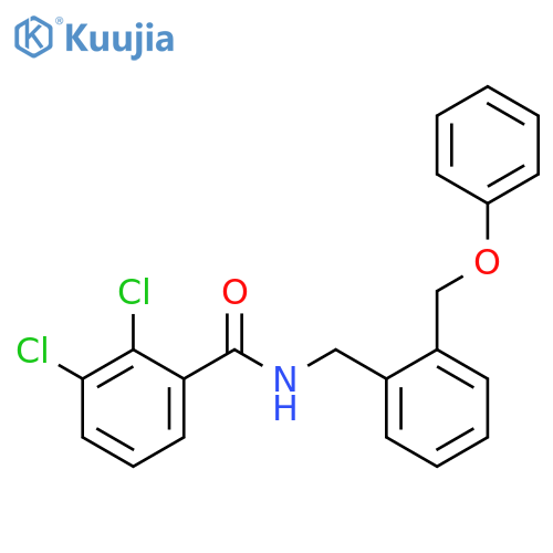 BENZAMIDE, 2,3-DICHLORO-N-[[2-(PHENOXYMETHYL)PHENYL]METHYL]- structure