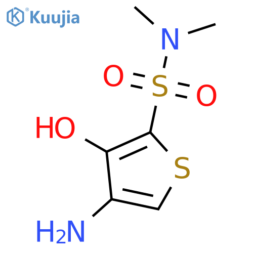 2-Thiophenesulfonamide, 4-amino-3-hydroxy-N,N-dimethyl- structure