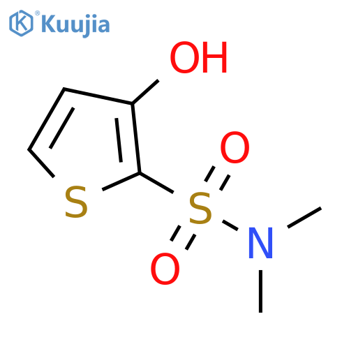 2-Thiophenesulfonamide, 3-hydroxy-N,N-dimethyl- structure