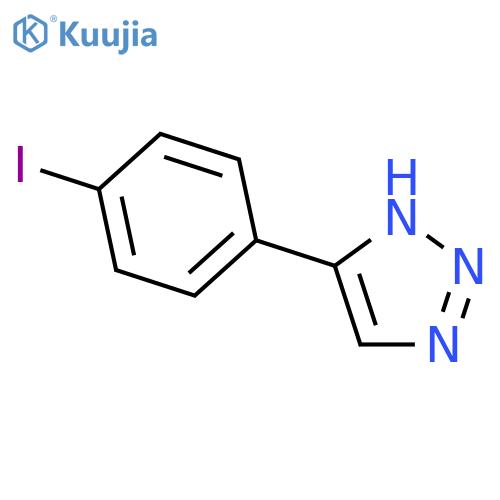 1H-1,2,3-TRIAZOLE, 4-(4-IODOPHENYL)- structure