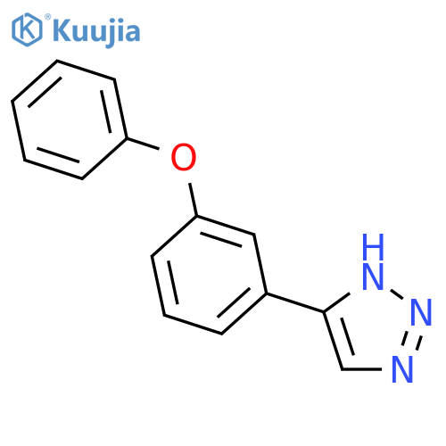 1H-1,2,3-TRIAZOLE, 4-(3-PHENOXYPHENYL)- structure