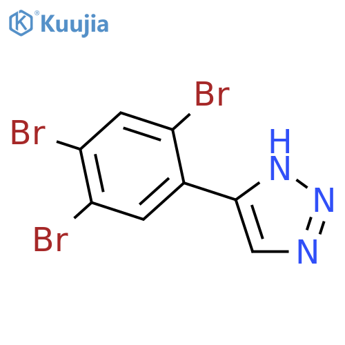 1H-1,2,3-TRIAZOLE, 4-(2,4,5-TRIBROMOPHENYL)- structure