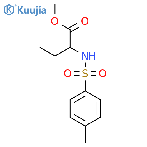 methyl 2-(4-methylbenzenesulfonamido)butanoate structure