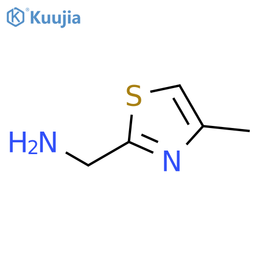 (4-methyl-1,3-thiazol-2-yl)methanamine structure