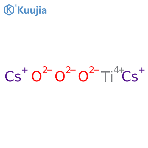 Cesium titanium oxide structure