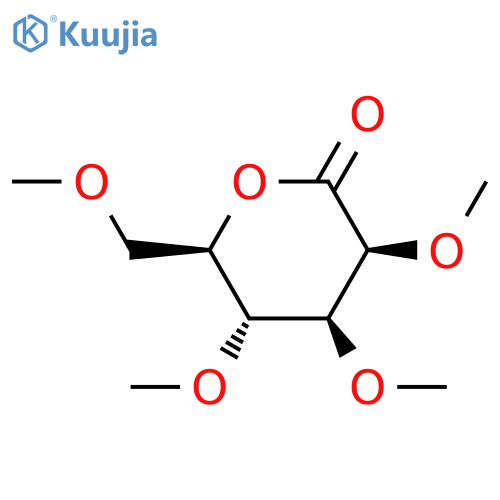(3S,4S,5R,6R)-3,4,5-Trimethoxy-6-(methoxymethyl)oxan-2-one structure
