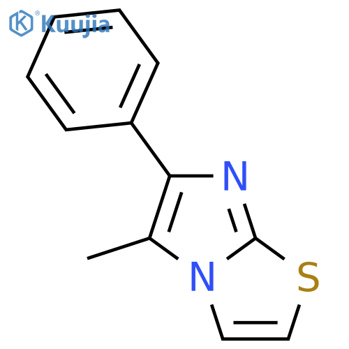 Imidazo[2,1-b]thiazole,5-methyl-6-phenyl- structure