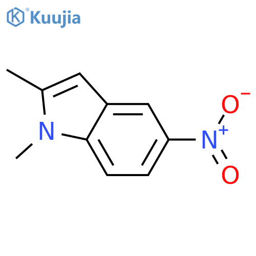 1,2-dimethyl-5-nitro-1H-indole structure